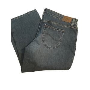 VGUC Lee Women's Capri Jeans Pants Regular Fit Mid Rise Size 20M